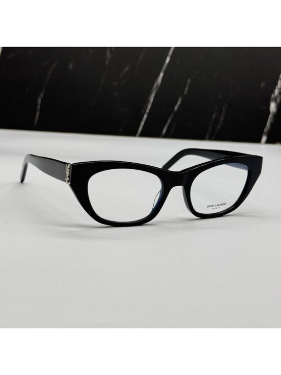 Saint Laurent SL M80 001 Black Cat Eye Women Eyeglasses Authentic NEW main image 5